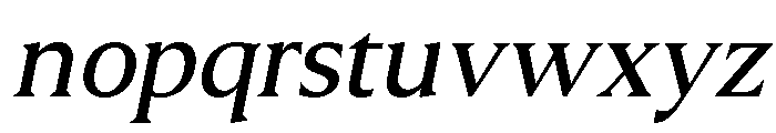 Molimer Italic Font LOWERCASE