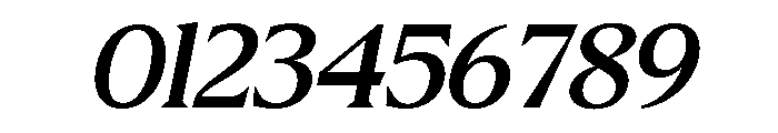 Molimer Medium Italic Font OTHER CHARS