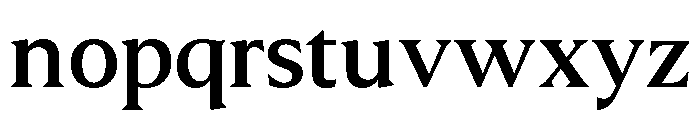 Molimer Medium Font LOWERCASE