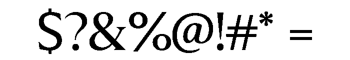Molimer Regular Font OTHER CHARS