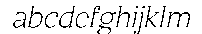 Molimer Thin Italic FONT