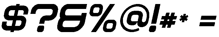 Molire Italic Font OTHER CHARS