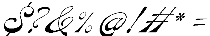 Mollies Script Regular Font OTHER CHARS