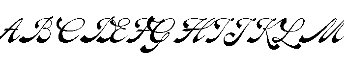 Mollies Script Regular Font UPPERCASE