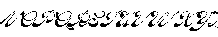 Mollies Script Regular Font UPPERCASE