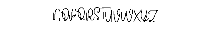 Mollina Font UPPERCASE