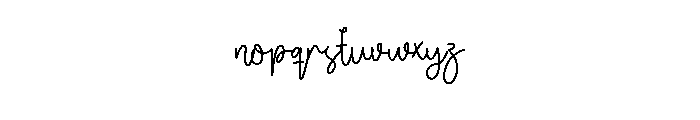 Mollina Font LOWERCASE