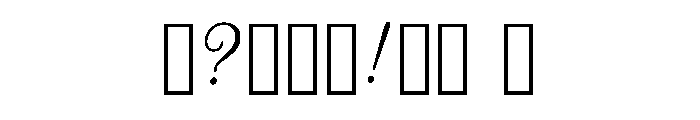 Molly Regular Font OTHER CHARS