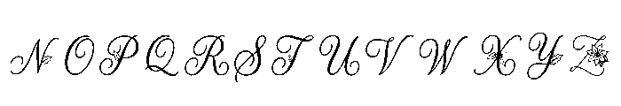Molly Regular Font UPPERCASE