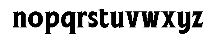 Moltand Font LOWERCASE
