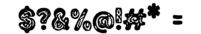 Molten_Lava Font OTHER CHARS