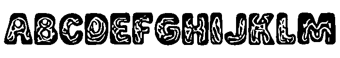 Molten_Lava Font UPPERCASE
