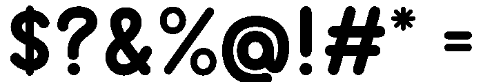 Molunge Rounded Font OTHER CHARS