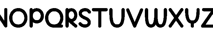 Molunge Rounded Font UPPERCASE