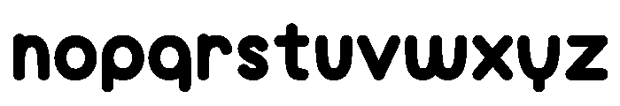 Molunge Rounded Font LOWERCASE