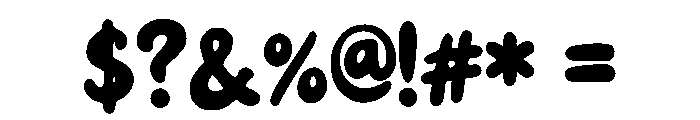 Molveta Regular Font OTHER CHARS