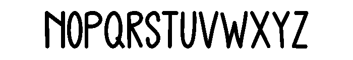 Mom Cute Regular Font UPPERCASE