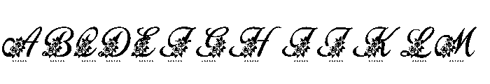 MomFloralScriptMonogram FONT