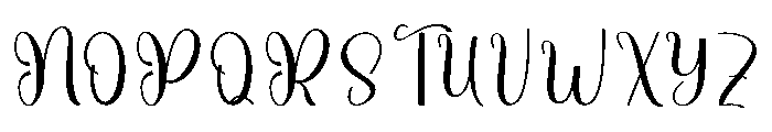 Momday Font UPPERCASE
