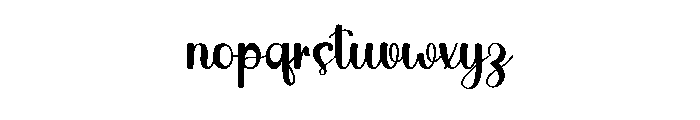 Momday Font LOWERCASE