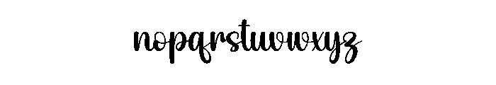 Moment Stories Font LOWERCASE