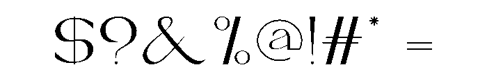 Momentary Font OTHER CHARS