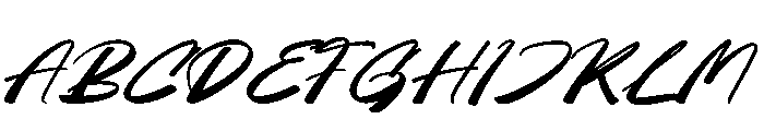 Moments Stories Italic Font UPPERCASE