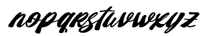 Moments Stories Italic Font LOWERCASE