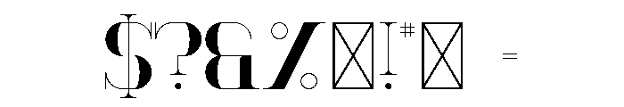 Momentus Regular Font OTHER CHARS