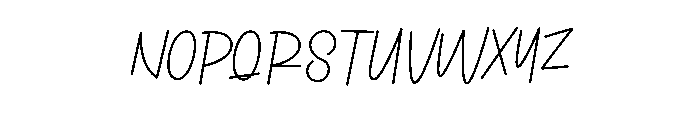 Momie Poppie Font UPPERCASE