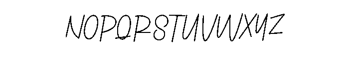 Momie Poppie Font LOWERCASE
