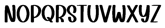 Mommy Baseball Font UPPERCASE