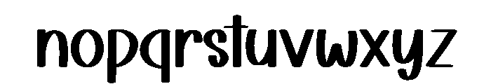 Mommy Baseball Font LOWERCASE