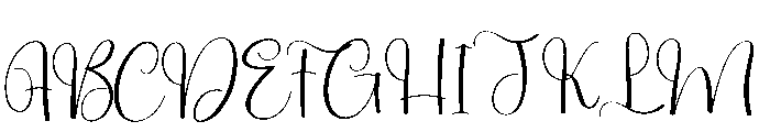 Mommy Grandma Font UPPERCASE