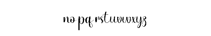 Mommy Grandma Font LOWERCASE