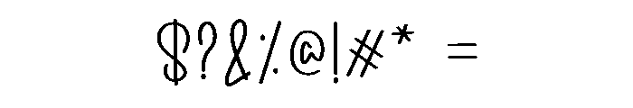 Mommy Valentine Font OTHER CHARS