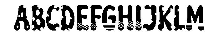 Moms Easter Font UPPERCASE