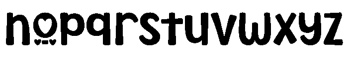 Mom's Smile Regular Font LOWERCASE