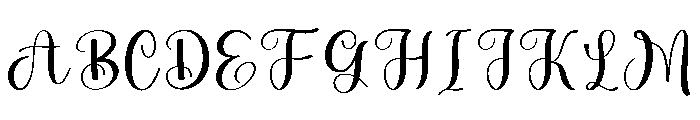 Momsky Font UPPERCASE