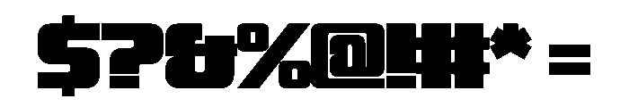 Momster Regular Font OTHER CHARS