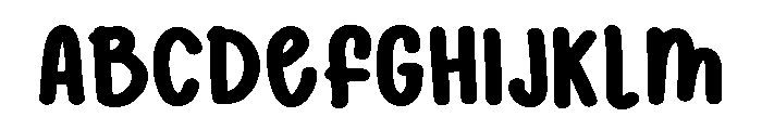Momy Story Regular Font UPPERCASE