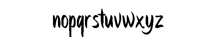 Mon Lotus De Charlies Regular Font LOWERCASE
