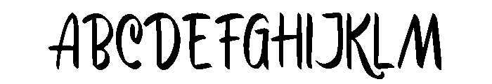 MonLotusDeCharlies-Regular Font UPPERCASE