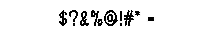 Mona Home Font OTHER CHARS