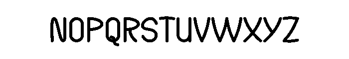 Mona Home Font UPPERCASE