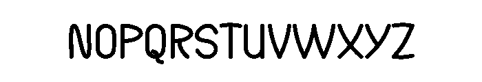 Mona Home Font LOWERCASE
