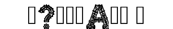 Mona Regular Font OTHER CHARS