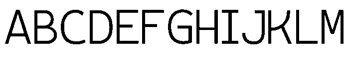 Monaco Dreams Regular Font UPPERCASE