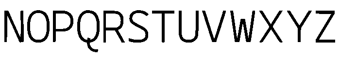 Monaco Dreams Regular Font LOWERCASE