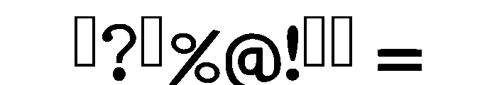 Monaco Typewriter Regular Font OTHER CHARS
